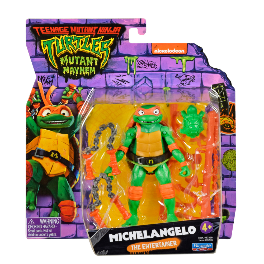 Figurina Testoasa Ninja Michelangelo, +3 ani, TMNT