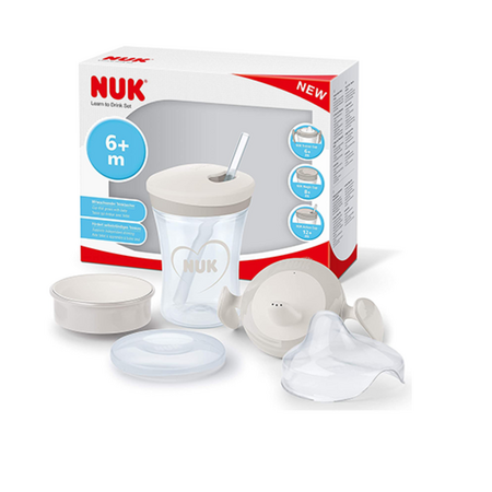 Cana 3in1 Invat sa Beau, +6 luni, 230 ml, Diverse Culori, Nuk 673878
