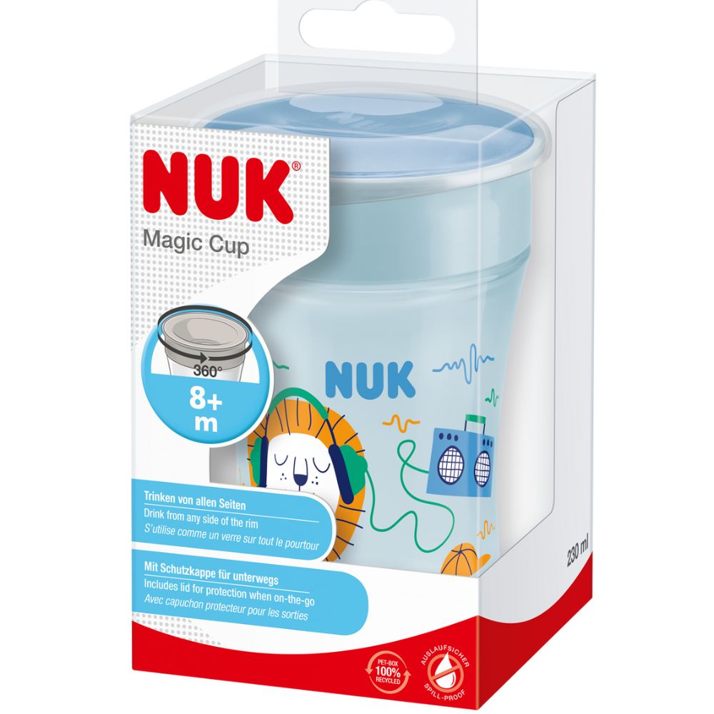 Cana pentru baieti Magic, +8 luni, 230 ml, Nuk