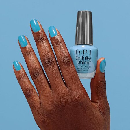Lac de unghii cu efect de gel Infinite Shine, Never Leavin' Blue, 15 ml, Opi 643270