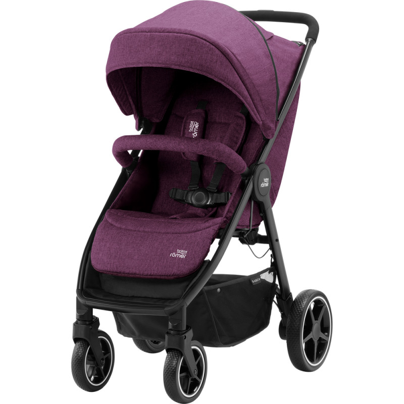 Carucior sport pentru copii B-Agile 4M, Cherry Wine, Britax