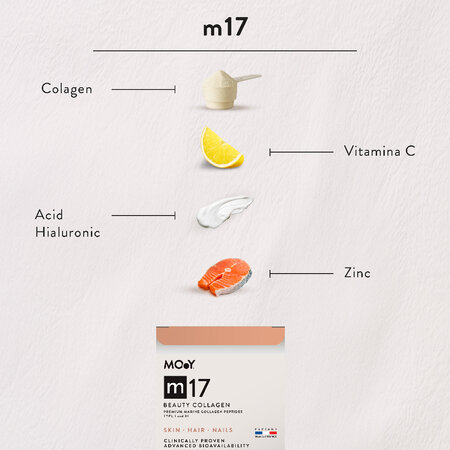 Colagen marin beauty, aroma capsuni m17, 210 g, Molecules Of Youth 643524