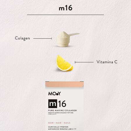 Colagen marin pur cu vitamina C m16, 30 plicuri x 10.01 g, Molecules Of Youth 643549