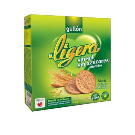 Biscuiti fara sare si fara zahar adaugat Ligera, 600 g, Gullon
