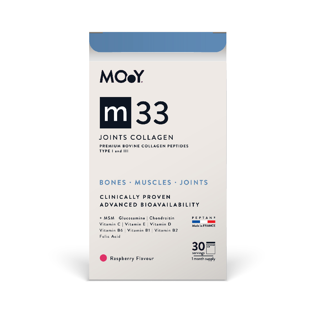 Colagen bovin articulatii m33, Zmeura, 390 g, Molecules Of Youth