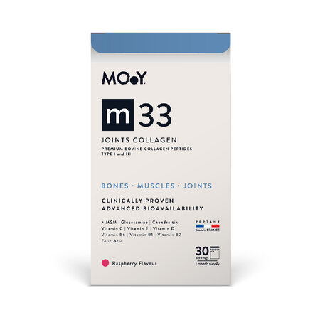 Colagen bovin articulatii, aroma zmeura m33, 390 g, MO.Y