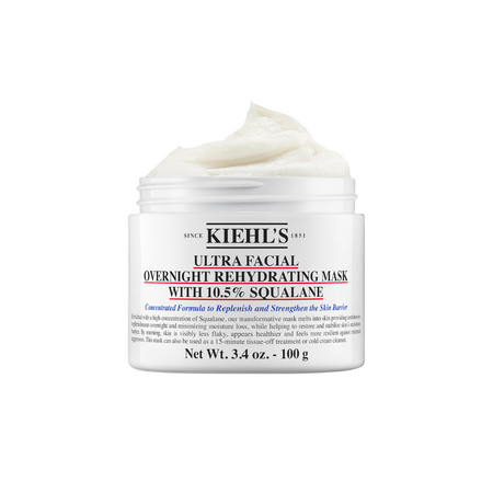 Masca intens hidratanta pentru seara cu 10.5% Squalane Ultra Facial Masque, 100 ml, Kiehl's 643752