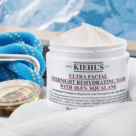 Masca intens hidratanta pentru seara cu 10.5% Squalane Ultra Facial Masque, 100 ml, Kiehl's 643751
