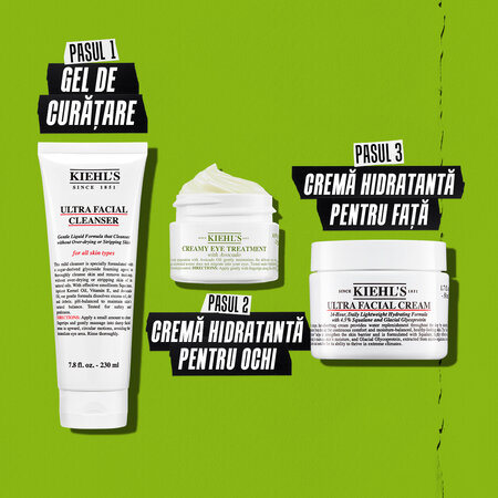 Crema intens hidratanta pentru zona ochilor Creamy Eye Treatment Avocado, 28 ml, Kiehl's 764634