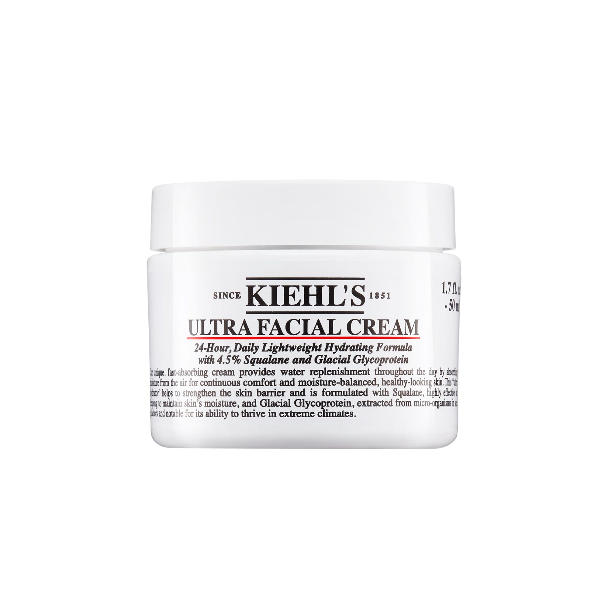 Crema hidratanta pentru toate tipurile de ten Ultra Facial Cream, 50 ml, Kiehl's