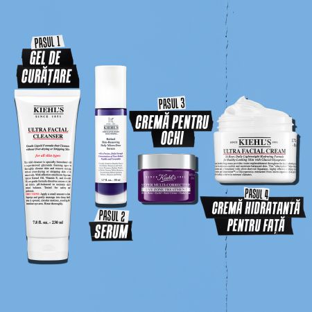 Gel de curatare pentru toate tipurile de ten Ultra Facial Cleanser, 150 ml, Kiehl's 764551
