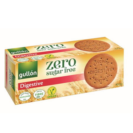 GULLON BISCUITI INTEGRALI CU INDULCITORI FARA ZAHARURI ADAUGATE 400 GR