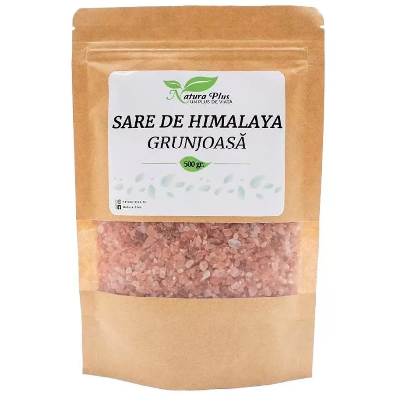 Sare de Himalaya Grunjoasa, 500 g, Natura Plus