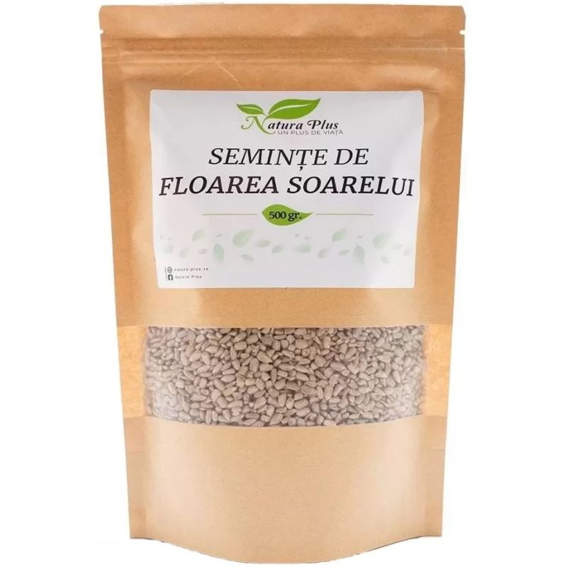 Seminte Floarea Soarelui, 500 g, Natura Plus