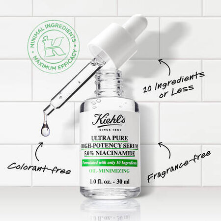 Serum concentrat cu 5% Niacinamide High Potency Ultra Pure, 30 ml, Kiehl's 643980