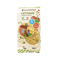 Paste Bio vegane Litere, +8 luni, Rosii si Spanac, 200 g, Germinal