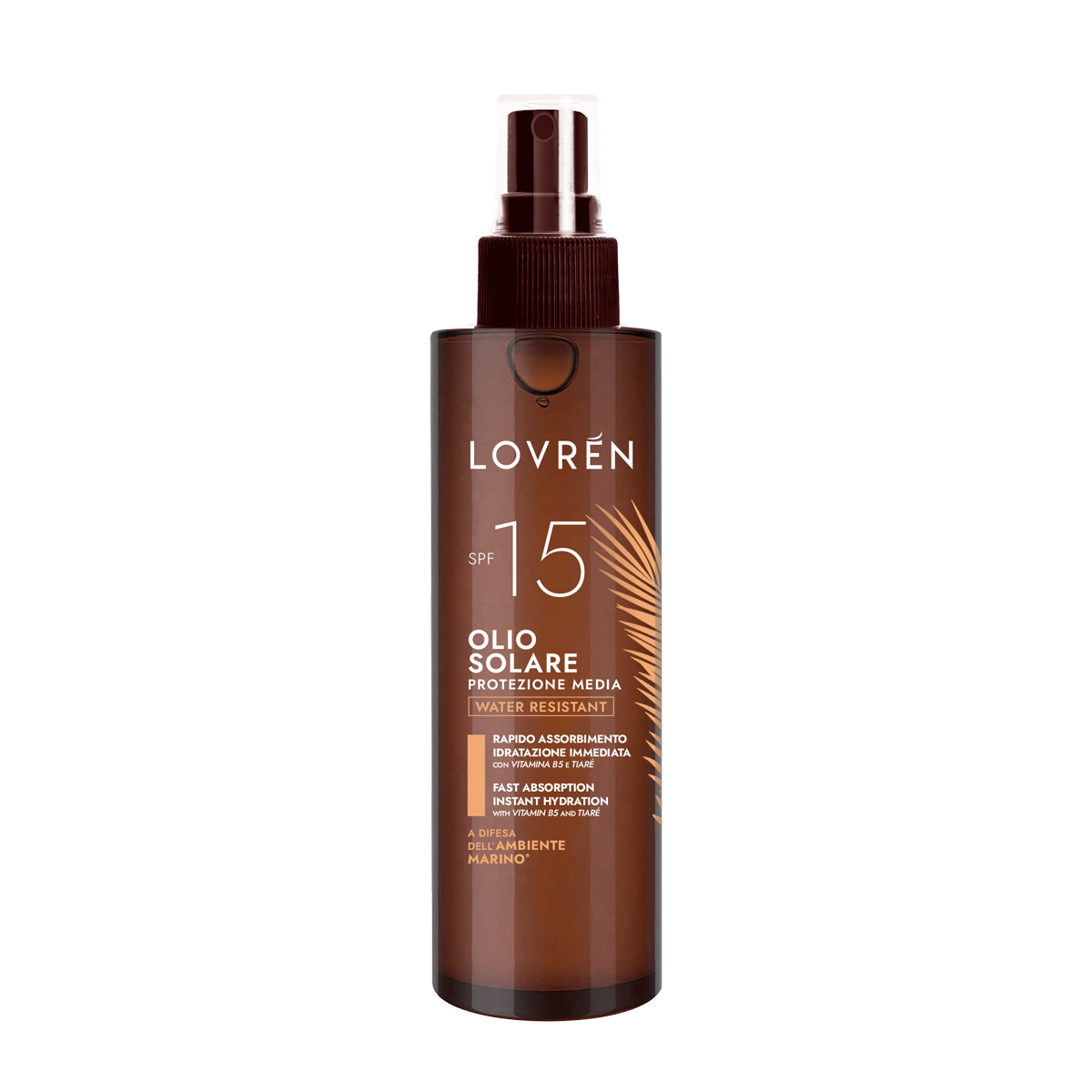 Ulei plaja DoubleSun SPF15, 100 ml, Lovren