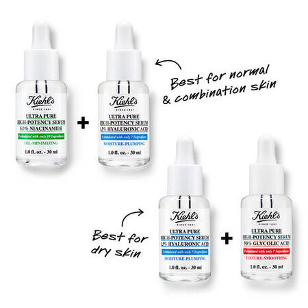 Serum concentrat cu 1.5% Acid Hialuronic High Potency Ultra Pure, 30 ml, Kiehl's 644044