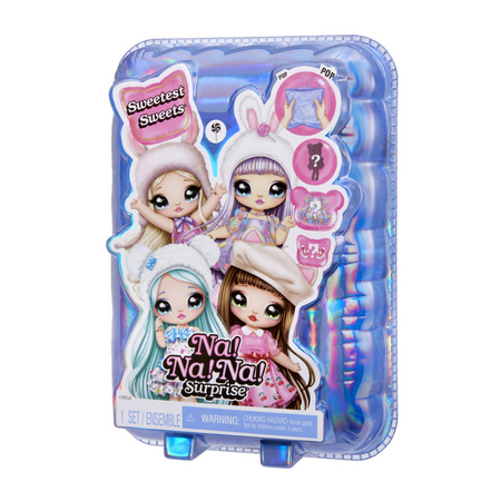 Papusa Sweetest Sweets, Bailey Bunny, +3 ani, Na! Na! Na! Surprise! 644077