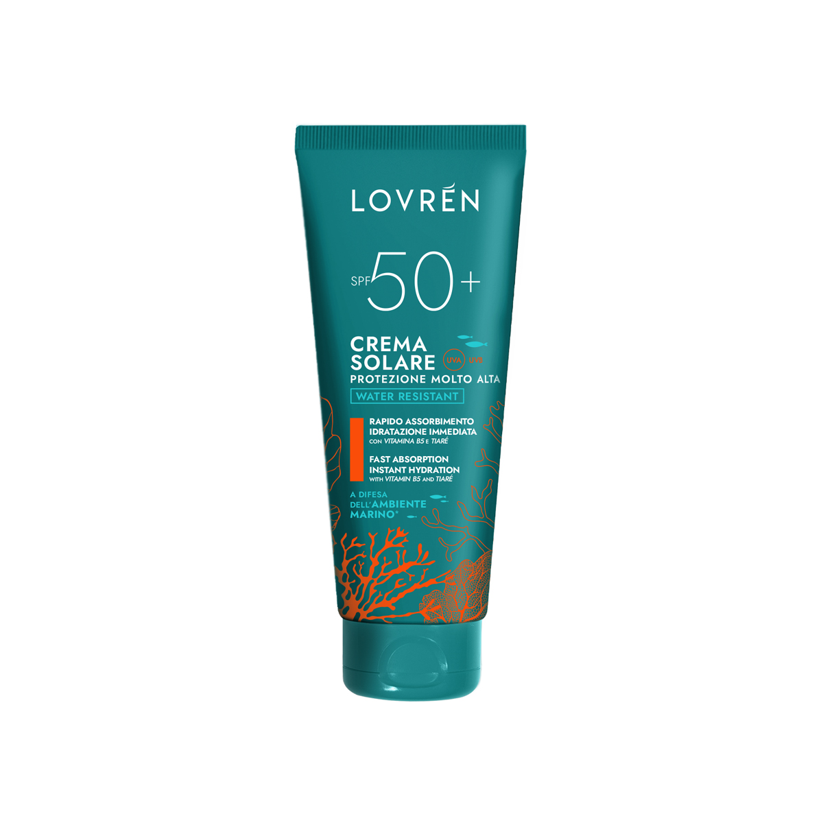 Crema de protectie solara SPF50+, 100 ml, Lovren