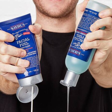 Gel de curatare energizant pentru barbati Facial Fuel Energizing Face Wash, 75 ml, Kiehl's 644182