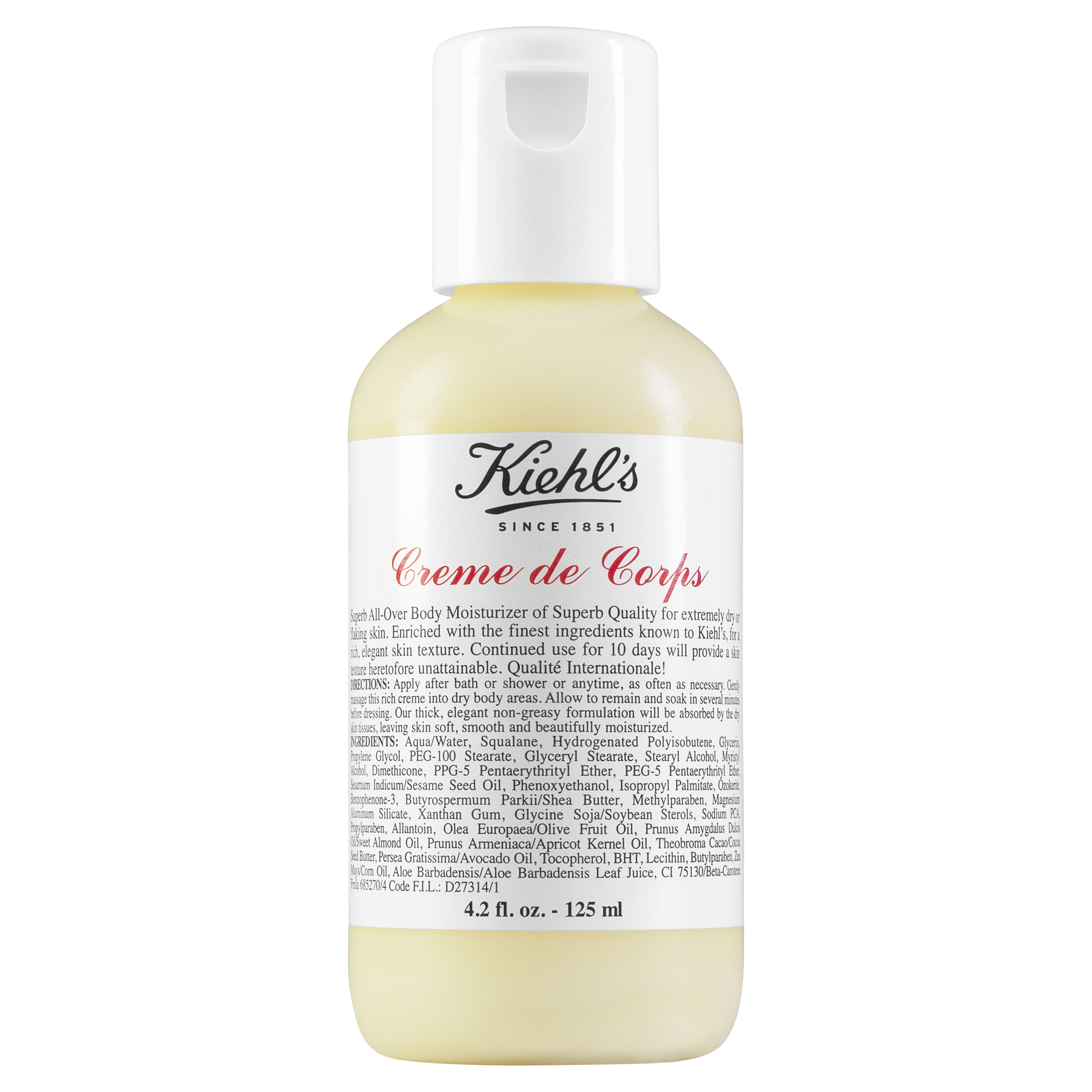 Crema pentru piele uscata Creme de Corps, 125 ml, Kiehl's