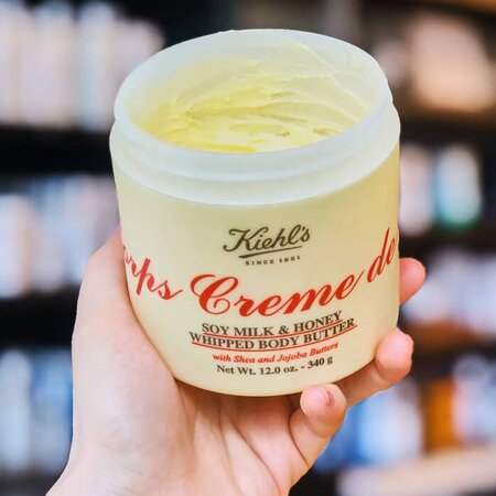 Unt de corp hidratant Soy Milk & Honey Whipped Creme de Corps, 226 g, Kiehl's 644242