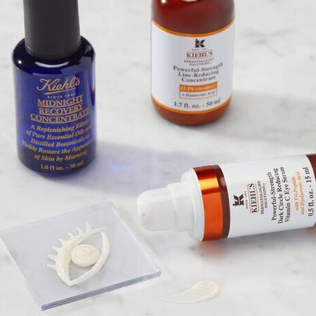 Serum de ochi cu Vitamina C Powerful Strength Line Reducing Eye Serum, 15 ml, Kiehl's 644273