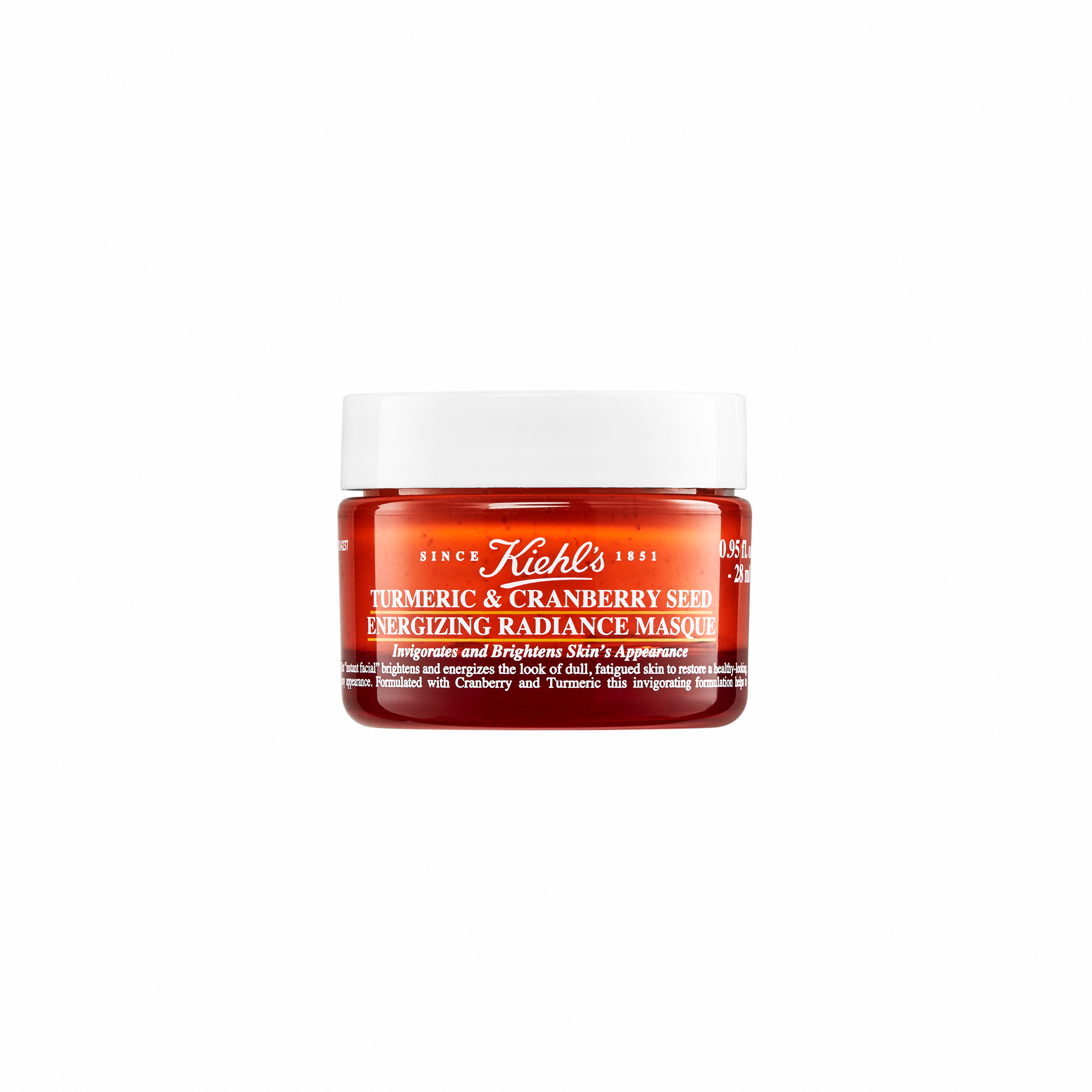 Masca de fata pentru luminozitate Turmeric & Cranberry Seed Energizing Radiance, 28 ml, Kiehl's