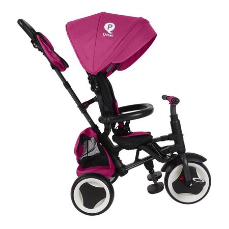 Tricicleta pliabila pentru copii Rito Plus, Violet, 12-36 luni, Qplay 502285