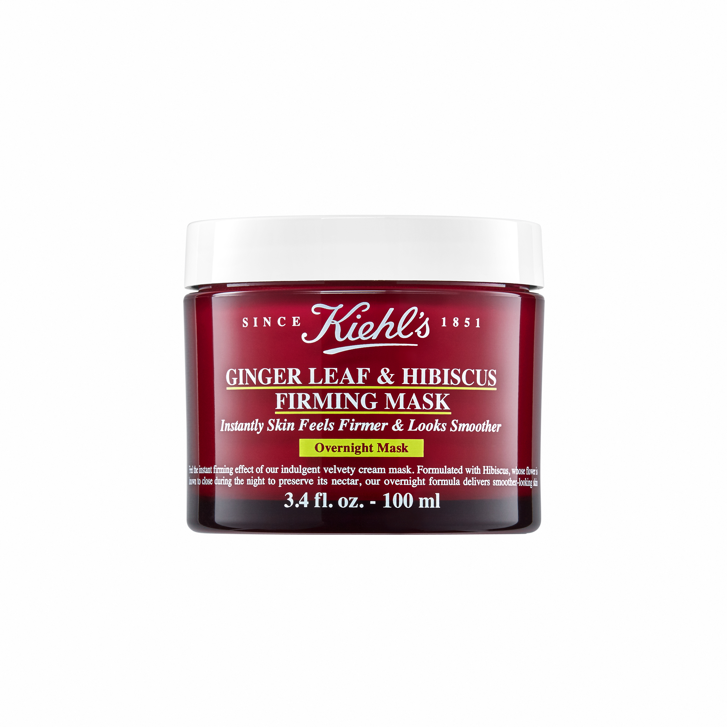 Masca de noapte antirid Ginger Leaf & Hibiscus Firming, 100 ml, Kiehl's