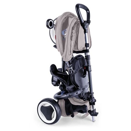 Tricicleta pliabila pentru copii Rito Plus, Gri, 12-36 luni, Qplay 502322