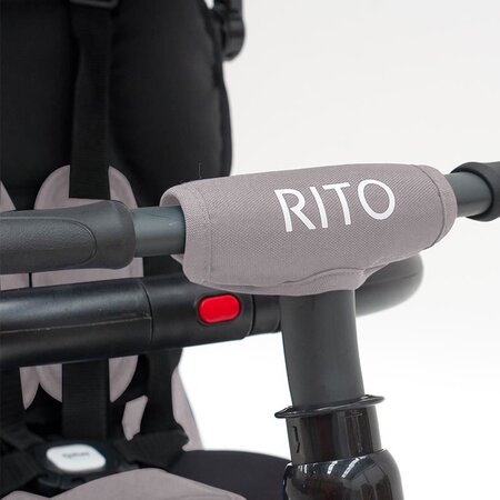 Tricicleta pliabila pentru copii Rito Plus, Gri, 12-36 luni, Qplay 502329