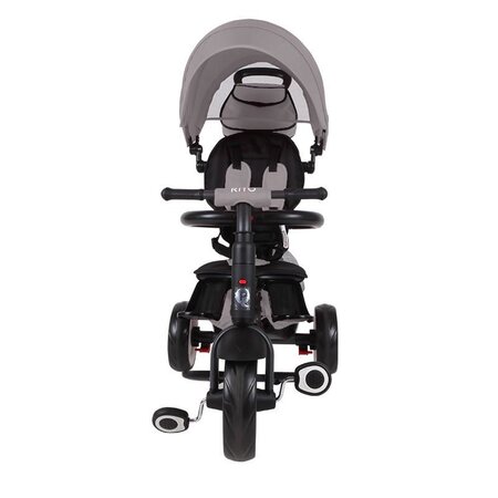Tricicleta pliabila pentru copii Rito Plus, Gri, 12-36 luni, Qplay 502326