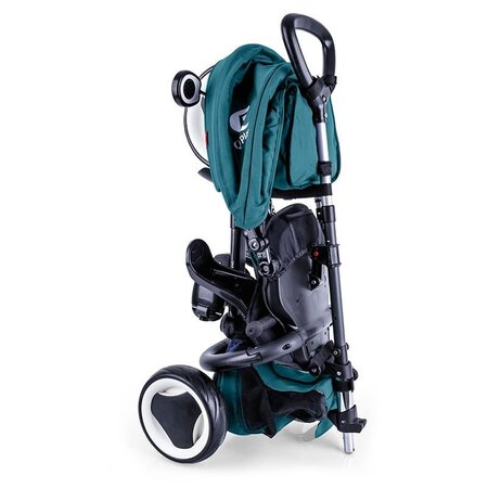 Tricicleta pliabila pentru copii Rito Plus, Turcoaz, 12-36 luni, Qplay 502374