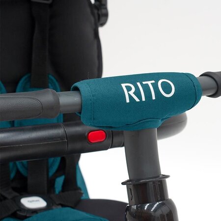 Tricicleta pliabila pentru copii Rito Plus, Turcoaz, 12-36 luni, Qplay 502378