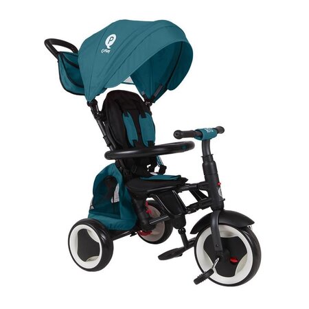 Tricicleta pliabila pentru copii Rito Plus, Turcoaz, 12-36 luni, Qplay 502372