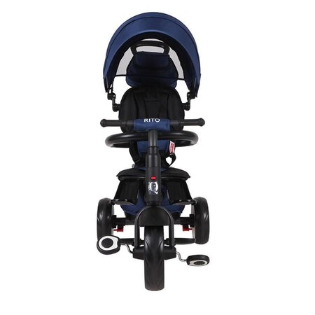 Tricicleta pliabila pentru copii Rito Plus, Albastru, 12-36 luni, Qplay 502353
