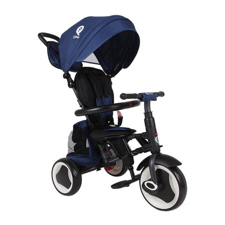 Tricicleta pliabila pentru copii Rito Plus, Albastru, 12-36 luni, Qplay 502350