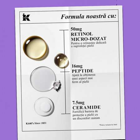Serum antirid cu Retinol Skin-Renewing Daily Micro-Dose Serum, 50 ml, Kiehl's 764695
