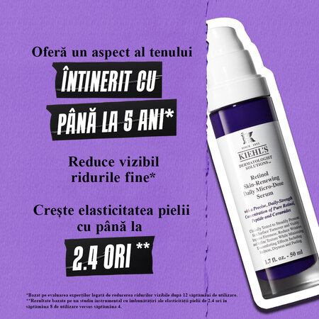Serum antirid cu Retinol Skin-Renewing Daily Micro-Dose Serum, 50 ml, Kiehl's 764690
