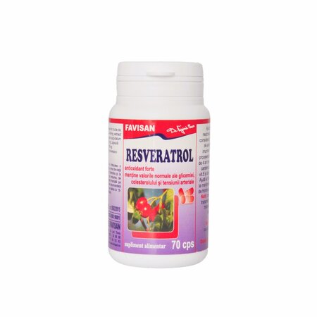 Resveratrol, 70 capsule, Favisan