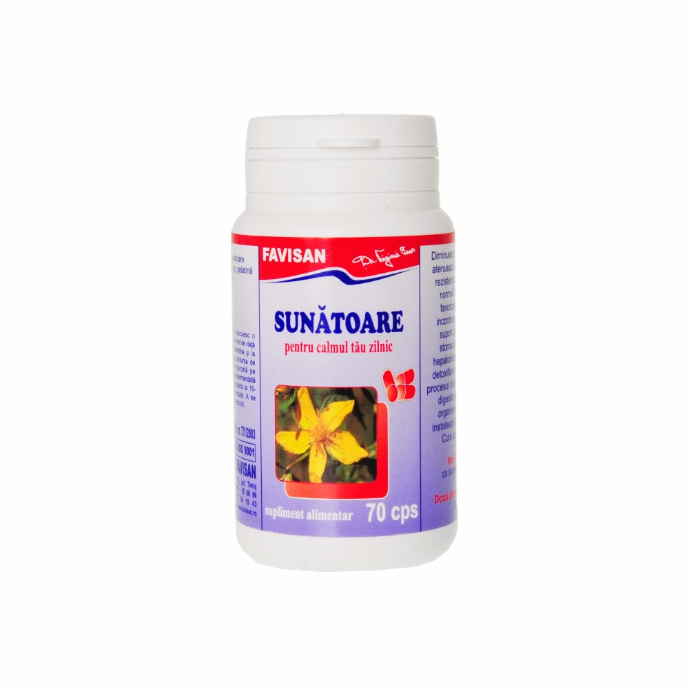 Sunatoare, 70 capsule, Favisan