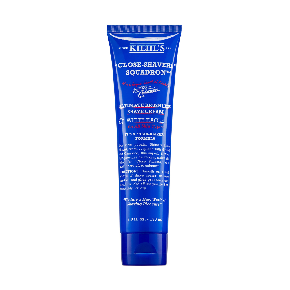 Crema de ras cu Mentol si Camfor Ultimate Brushless Shave Cream White Eagle, 150 ml, Kiehl's