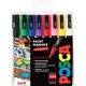 Set Marker acrilic PC-3M Fine, 8 bucati, Posca 645152