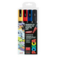 Set Marker acrilic PC-5M Medium, 4 bucati, Posca 645158