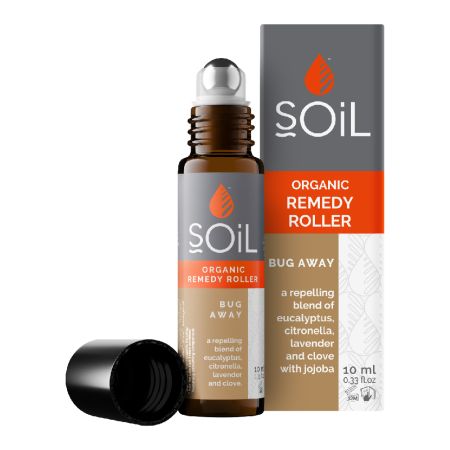 Roll-On Bug Away cu uleiuri esentiale pure organice, 10 ml, Soil