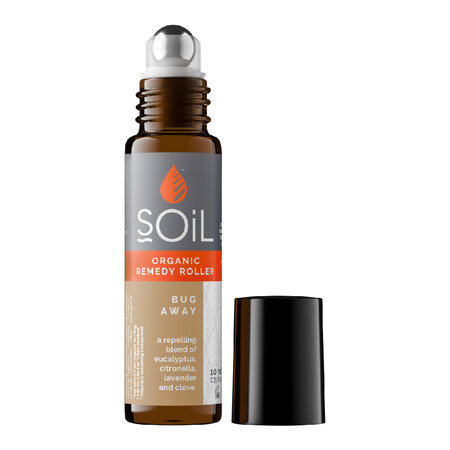 Roll-On Bug Away cu uleiuri esentiale pure organice, 10 ml, Soil 754721