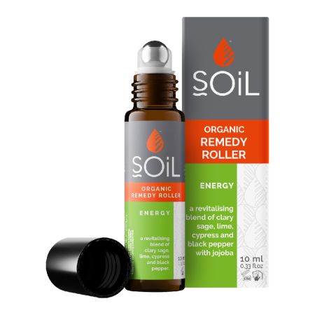 Roll-On Energy cu uleiuri esentiale pure organice, 10 ml, Soil