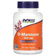 D-Manoza, 500 mg, 120 capsule vegetale, Now Foods 645519